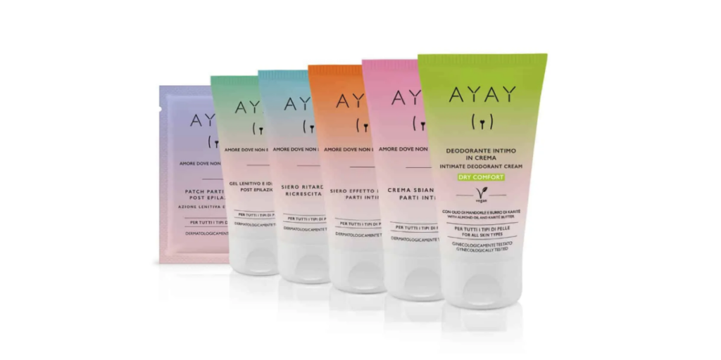 Ayay - Amore dove non batte il sole, la prima linea cosmetica per le parti intime
