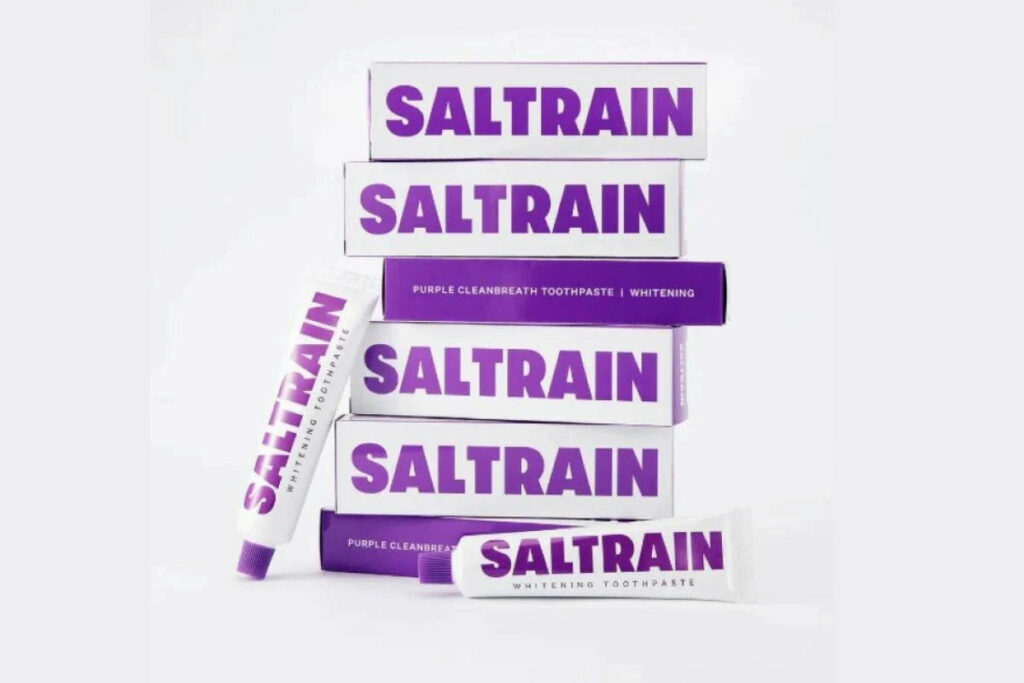 Dentifricio sbiancante Saltrain